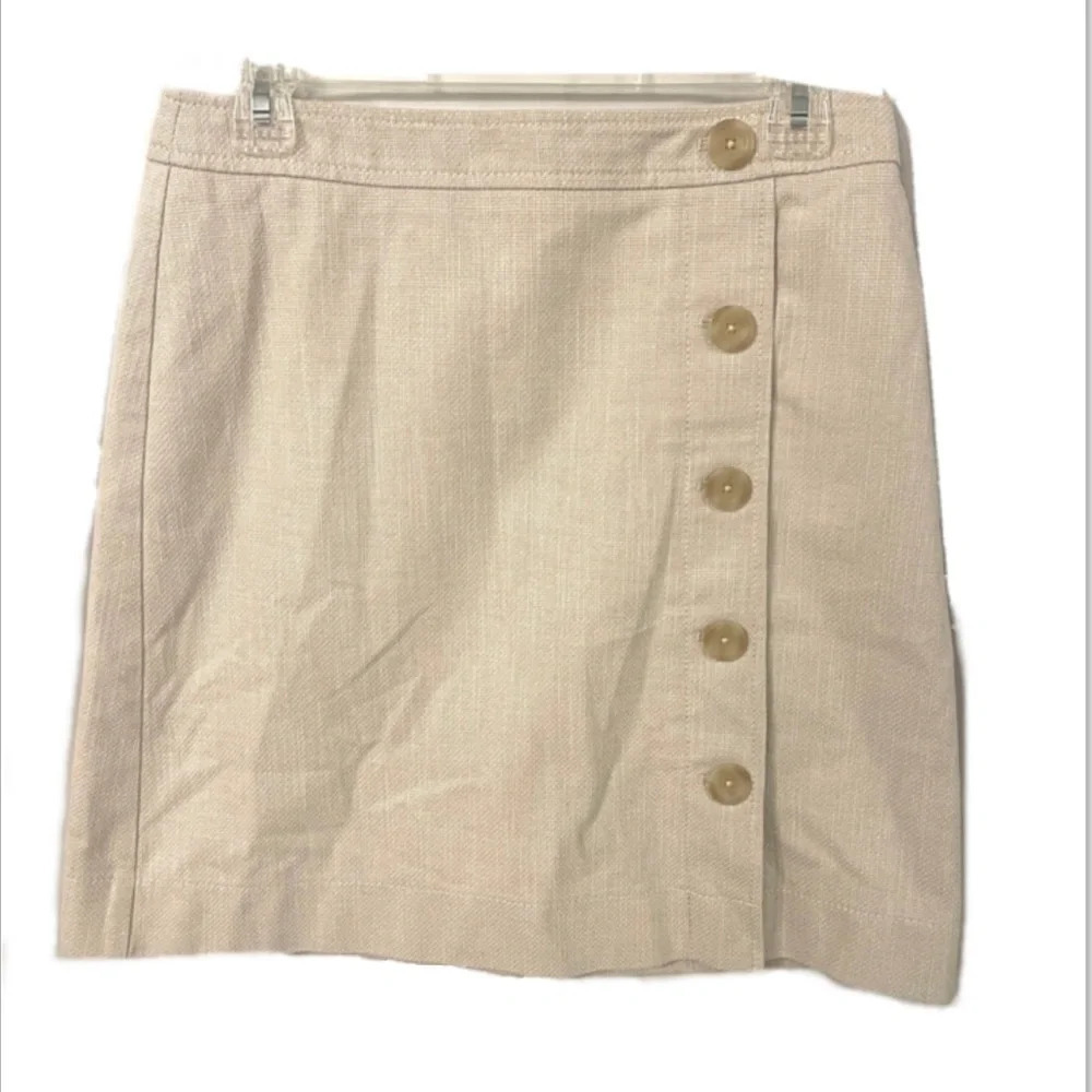 Ann Taylor Button Front Skirt